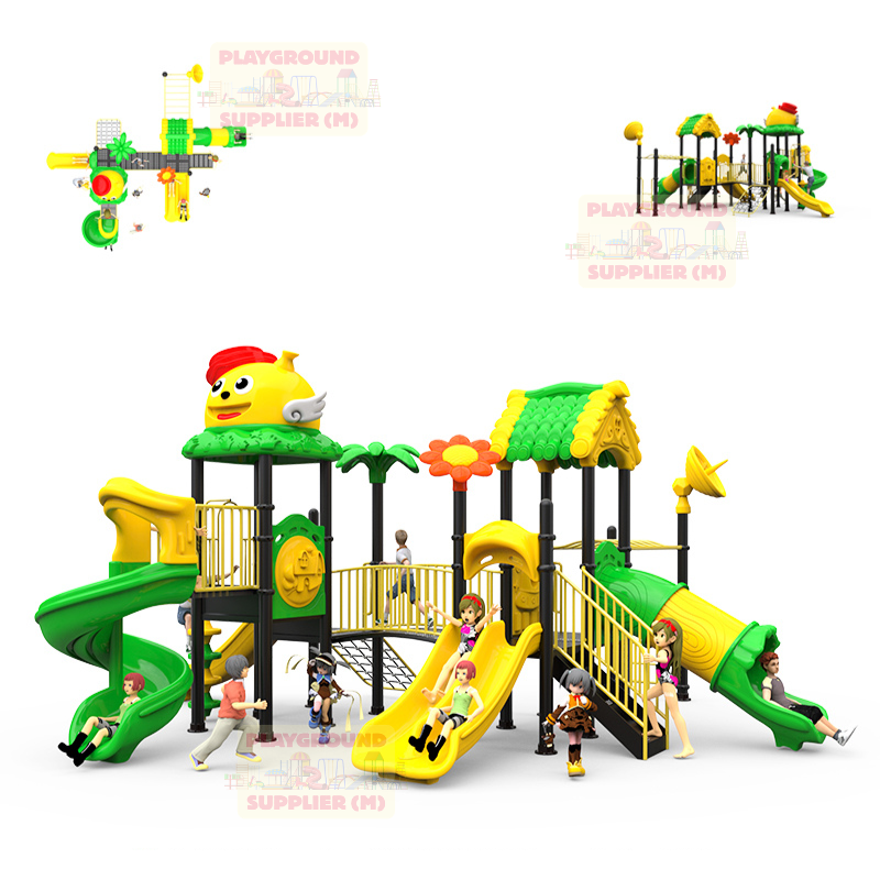 LITTLE GARDEN HOUSE_2 PLAYGROUND SET