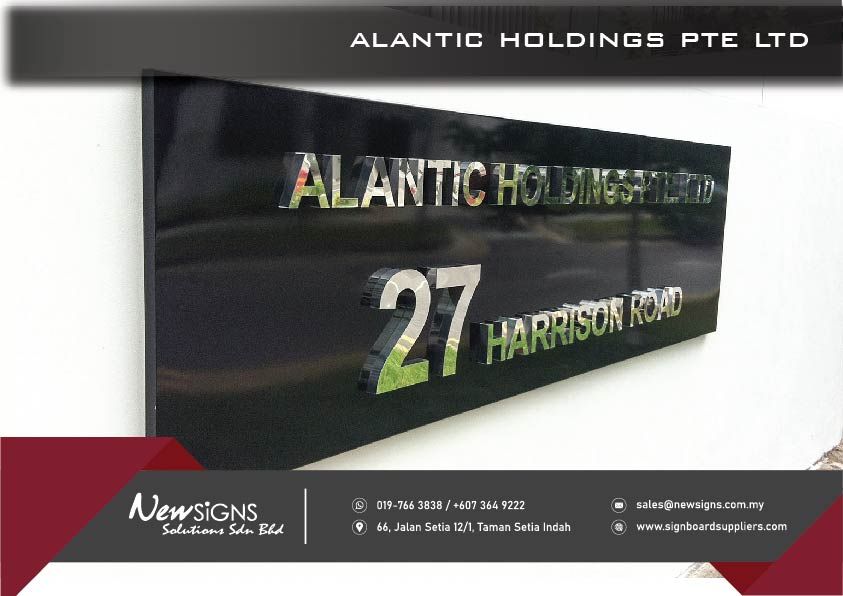 Stainless Steel Box-up Lettering_Alantic