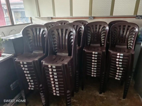 Brown Plastic Chair | Kerusi Plastik Coklat Koko | Heavy Duty Plastic Chair | Pembekal Kilang Kerusi Plastik | Plastic Chair Supplier Store | Penang | Ipoh | Chendering | Pattani | Gerik | Bagan | Lumut