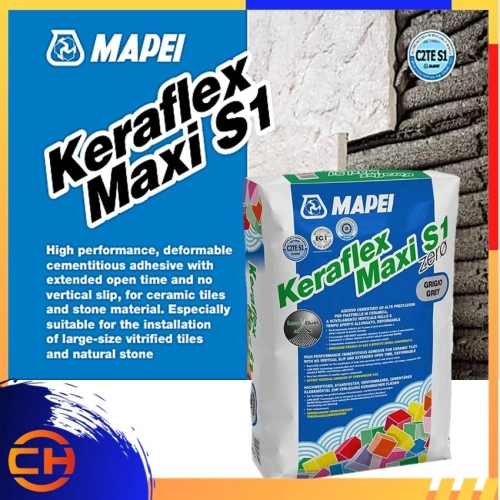 MAPEI KERAFLEX MAXI S1 (25KG) - High Performance, Deformable Cementitious Adhesive (C2TES1)