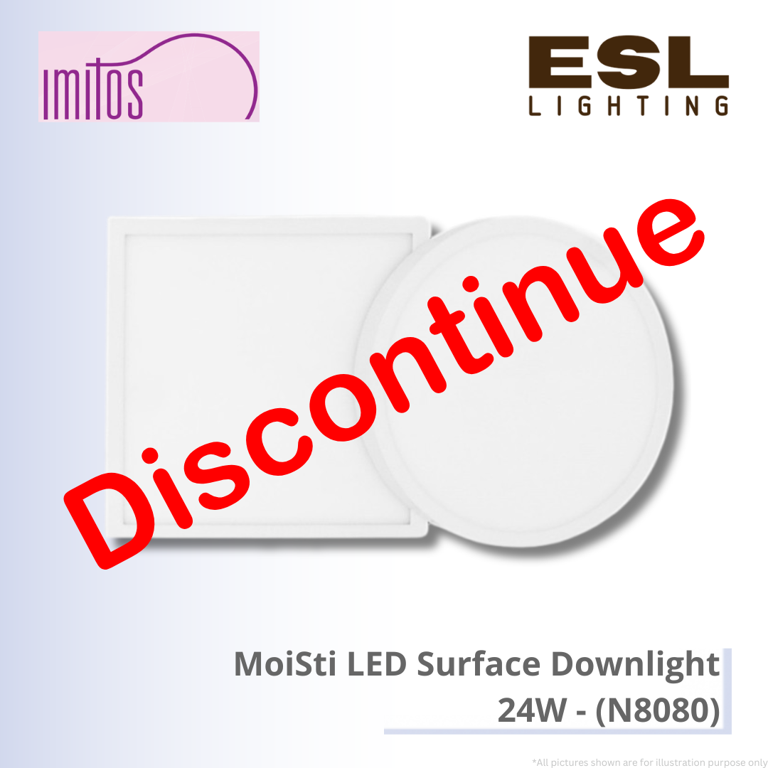 [DISCONTINUE] IMITOS MoiSti LED Surface Downlight 24W - N8080 [SIRIM]