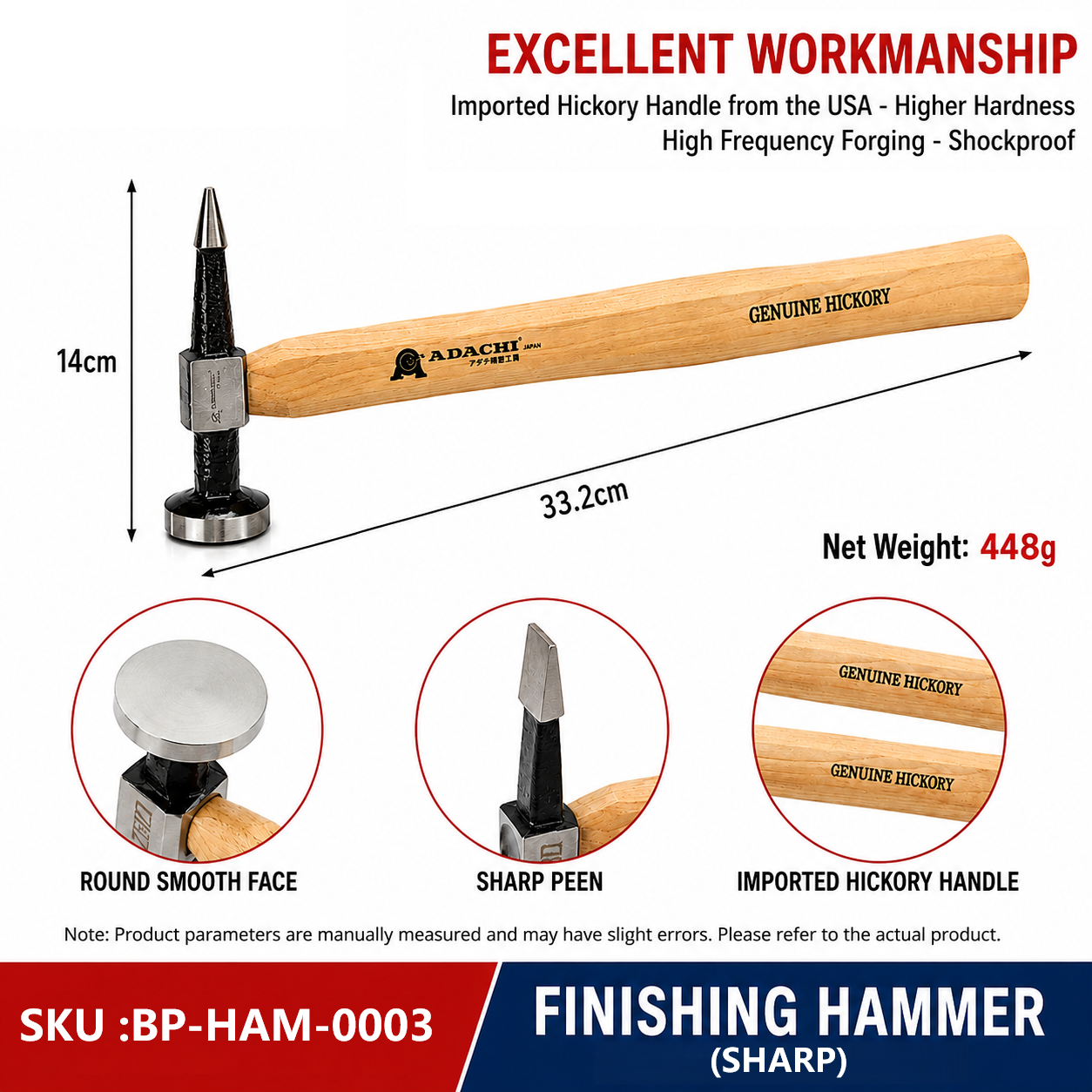 Professional Auto Body Finishing Hammer Series | BP-HAM-0003 / BP-HAM-0005 / BP-HAM-0006