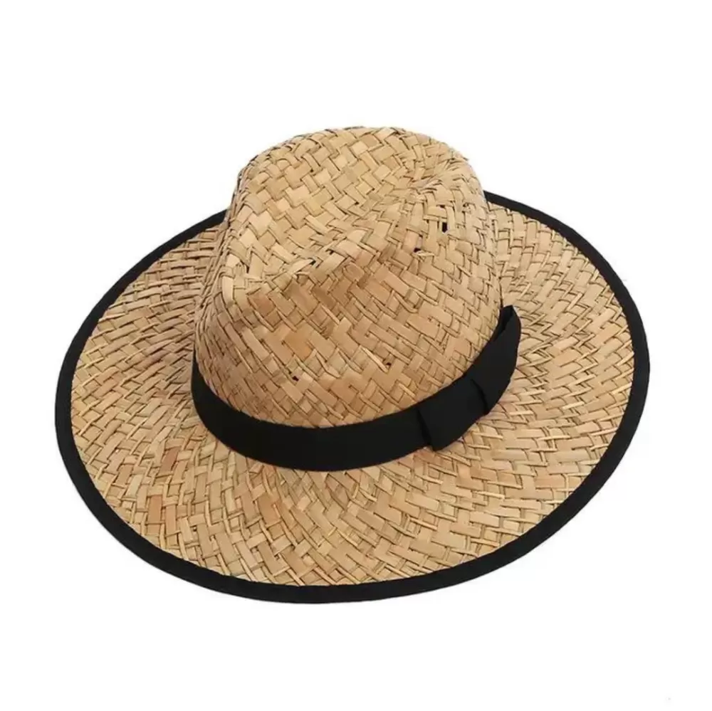 Natural Straw Wide Brim Hat