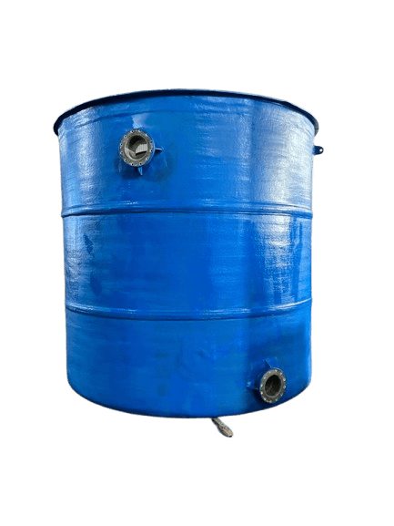 CUSTOM FRP CYLINDRICAL VESSEL TANK