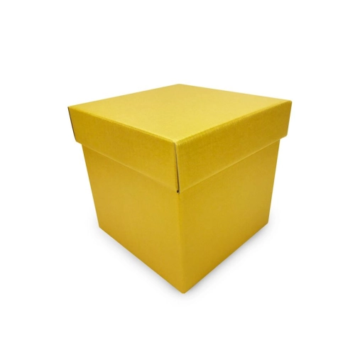 Square Storage Box (Plain), Gold SSBP01