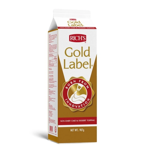 RICH'S GOLD LABEL TOPPING CREAM 907GM