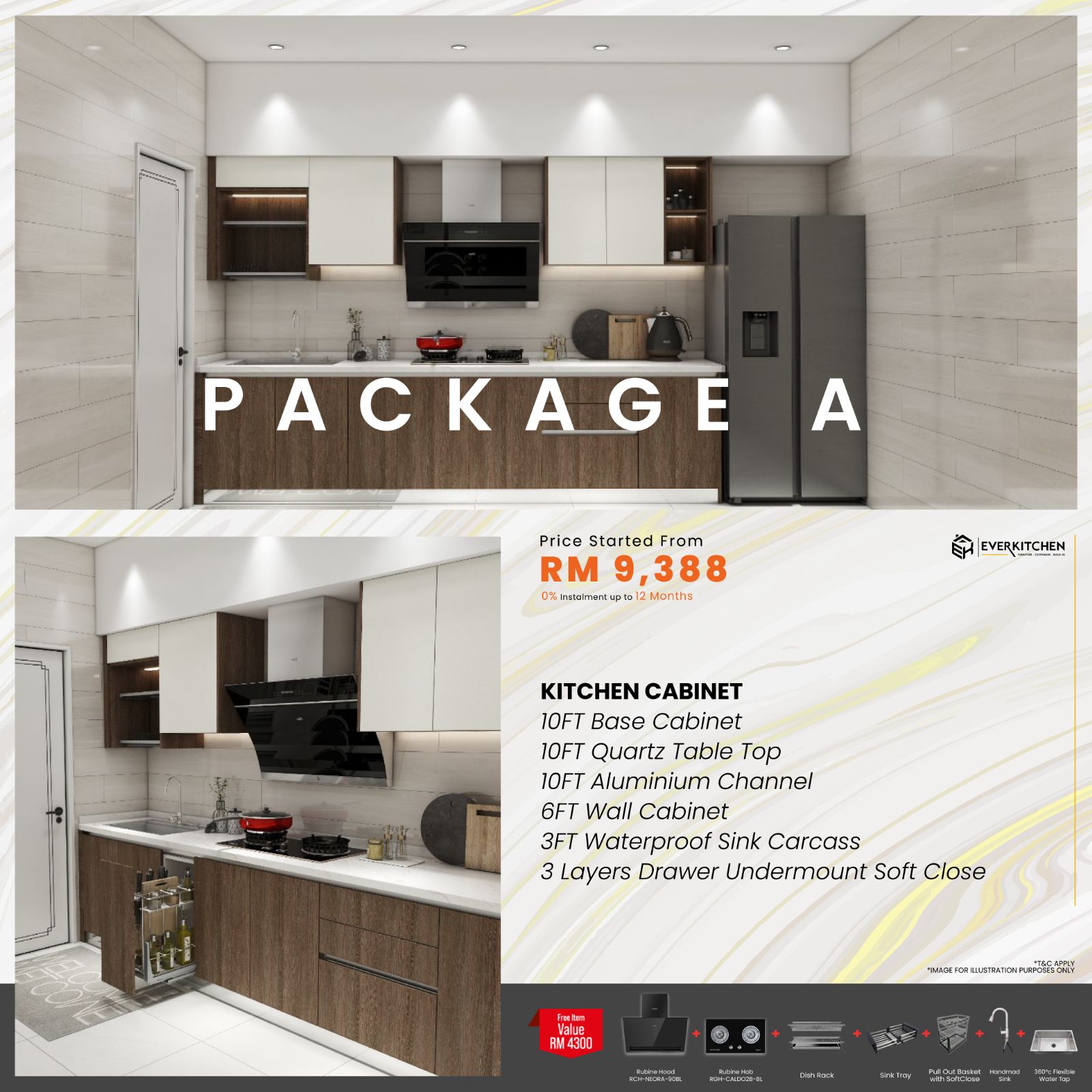 Kitchen Cabinet Package A