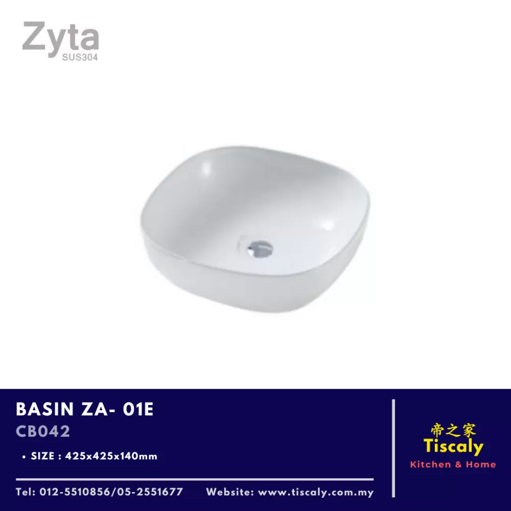 ZYTA COUNTER TOP BASIN ZA-01E CB042