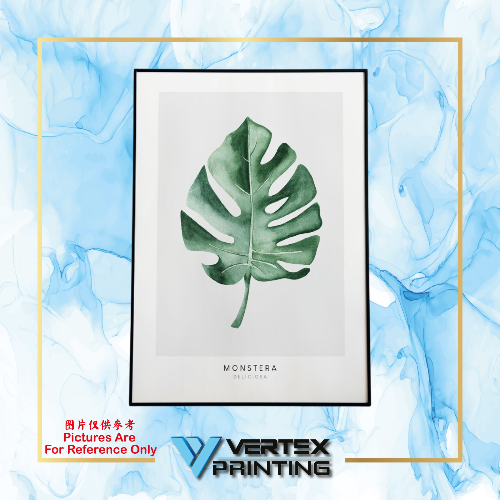 Photo Print with Frame Custom Made