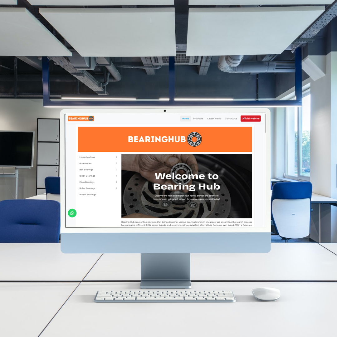 Industrial Bearings & Components Web Design | SEO | Digital Marketing | Selangor