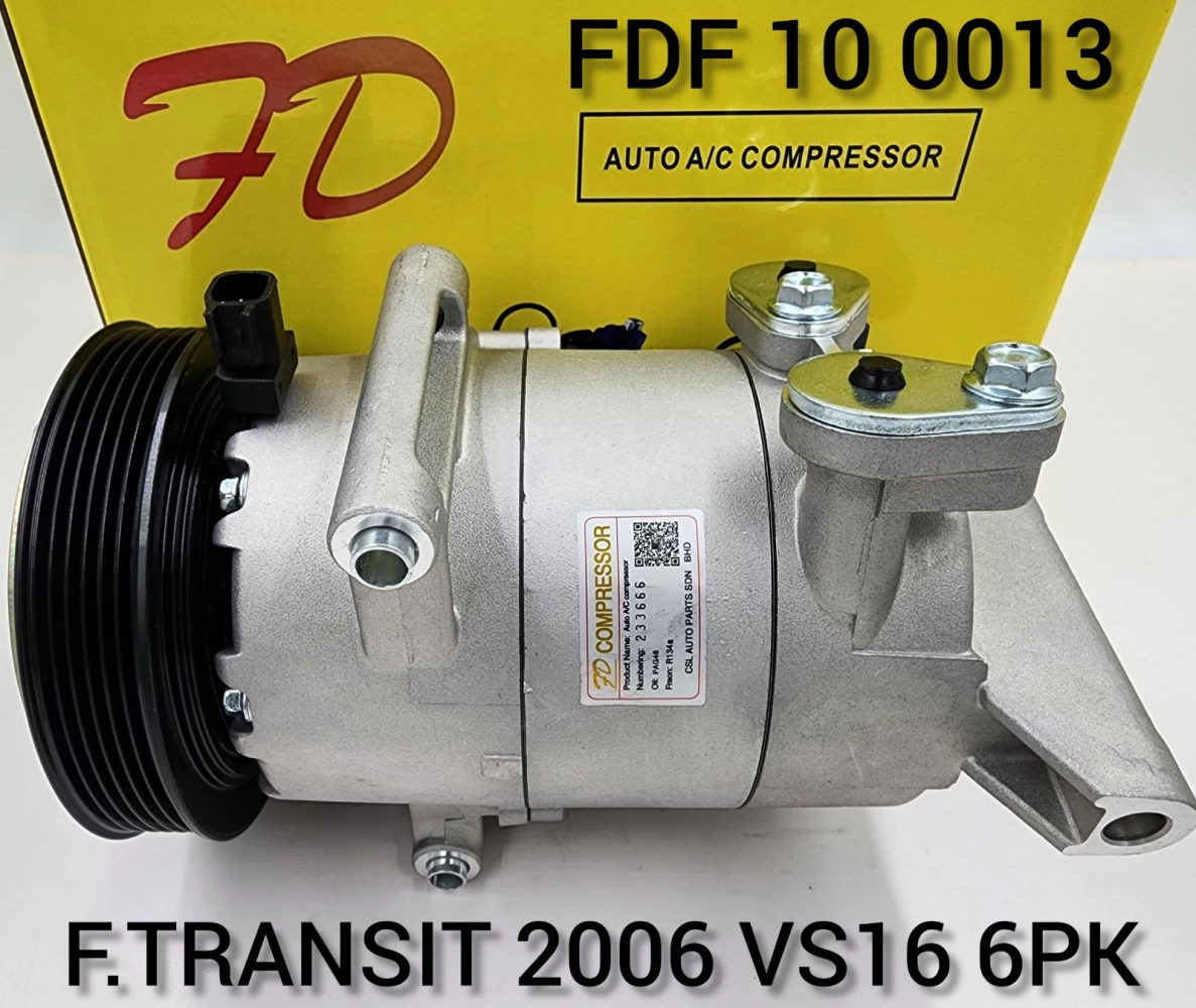 FDF 10 0013 F/Transit 2006 VS16 6PK Compressor (NEW)