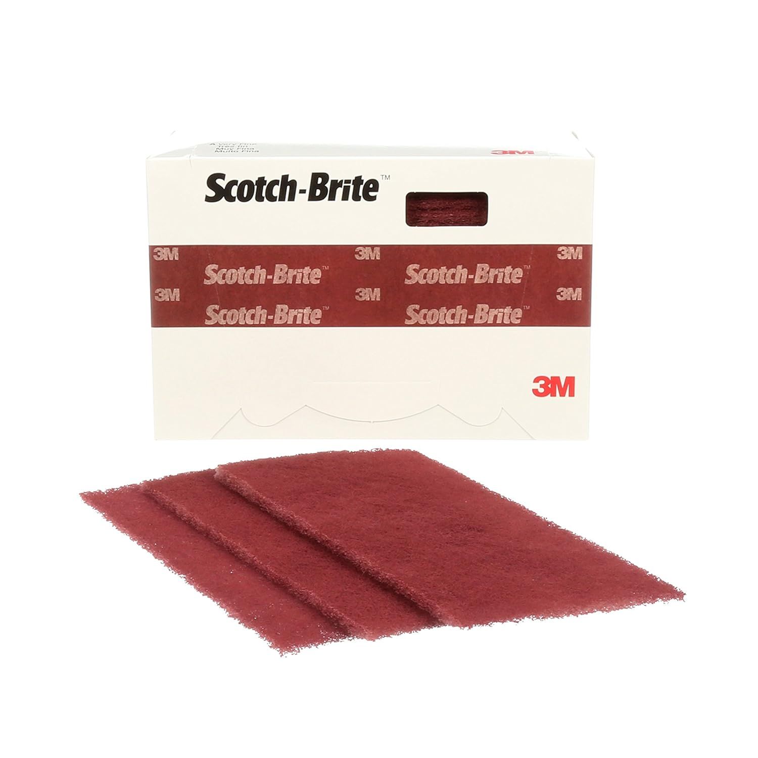3M 3M-64659 Scotch-brite Durable Flex Hand Pad, Mx-hp, 4 1/2 X 9, Very Fine