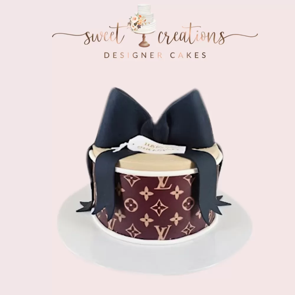 Louis Vuitton Design Chocolate Cake
