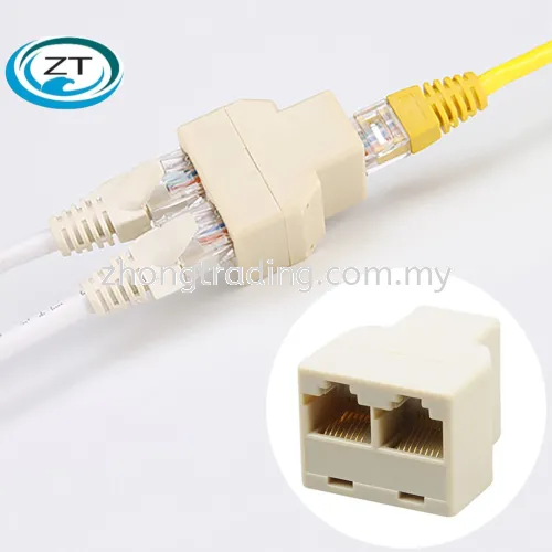 1 To 2 RJ45 Socket