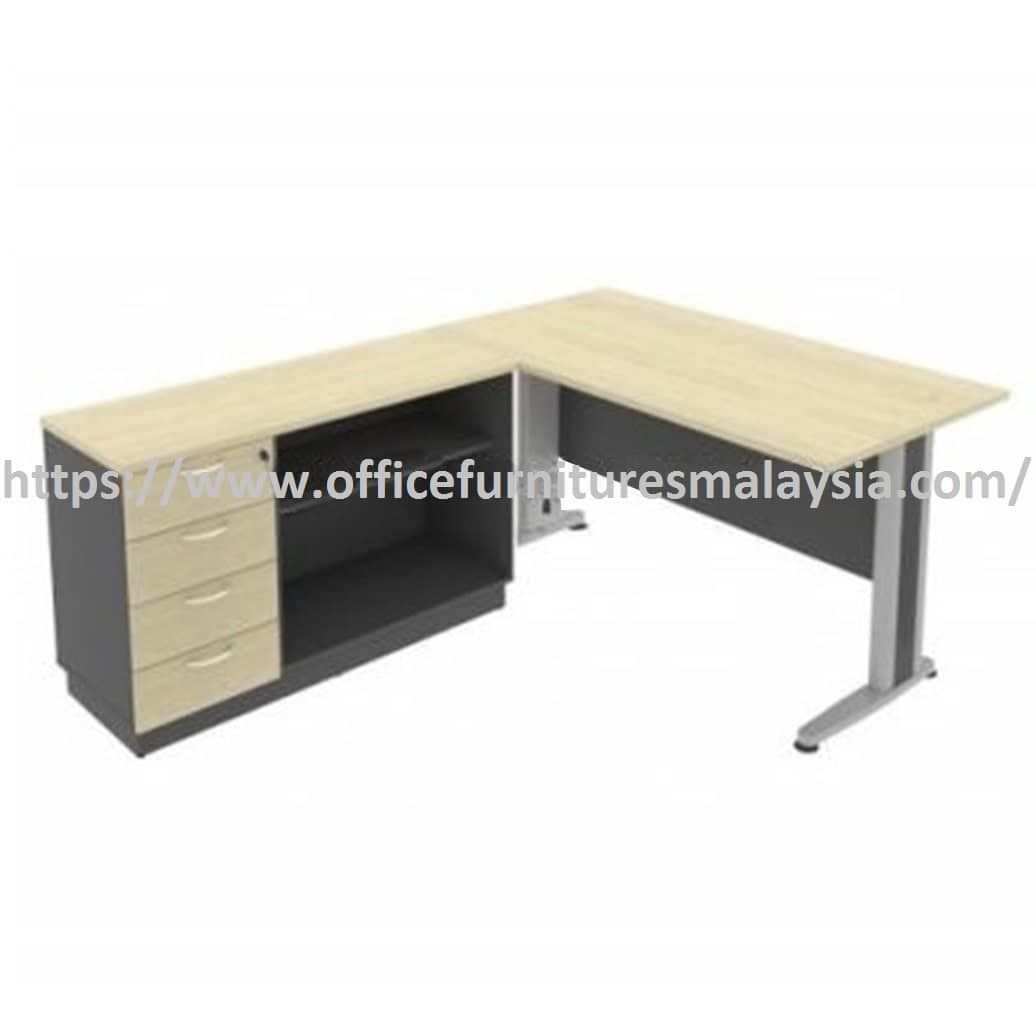 6 ft Modern L-Shaped Table OFIM22092