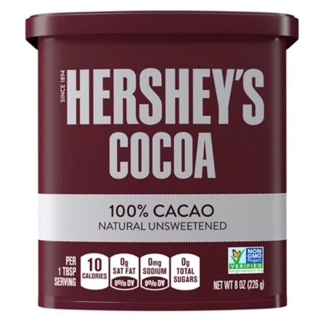 HERSHEY'S BAKING COCOA UNSWEETED CAN 226G