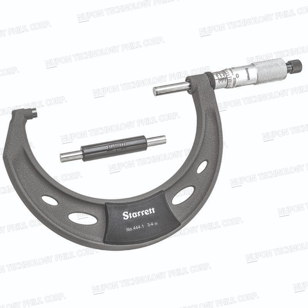 STARRETT T444.1XRL-4 Outside Micrometer