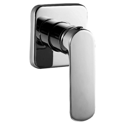 SJC-005-CR Single Lever Concealed Stop Valve 1/2" – Brass Chrome Stop Cock for Modern Plumbing