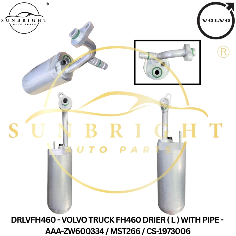 DRLVFH460 - VOLVO TRUCK FH460 DRIER ( L ) WITH PIPE - AAA-ZW600334 / MST266 / CS-1973006