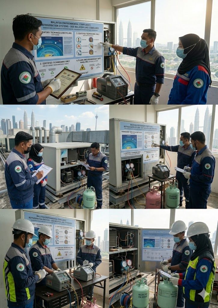 environmentally safe refrigerant recovery Malaysia