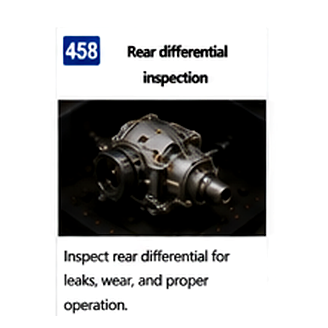 Rear Differential Inspection