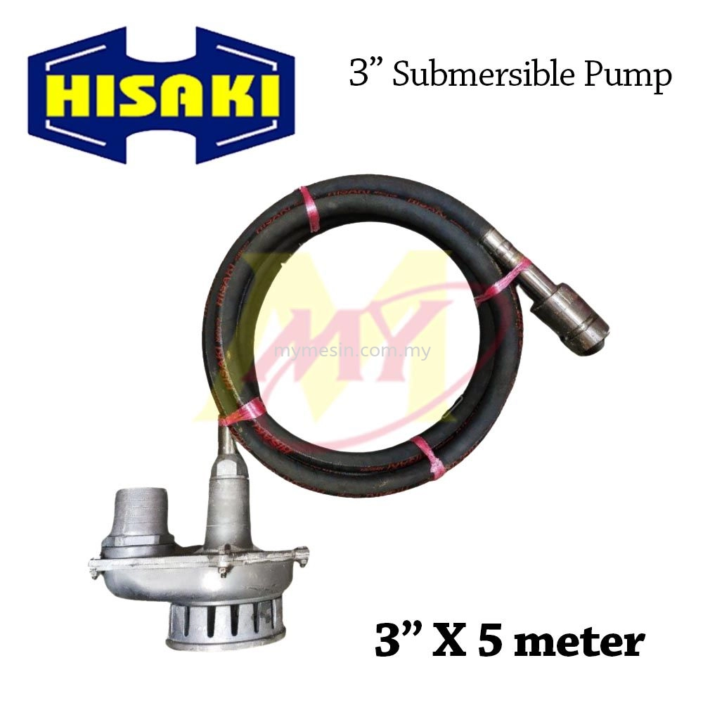 3" Submersible Pump (80mm x 5 meter)