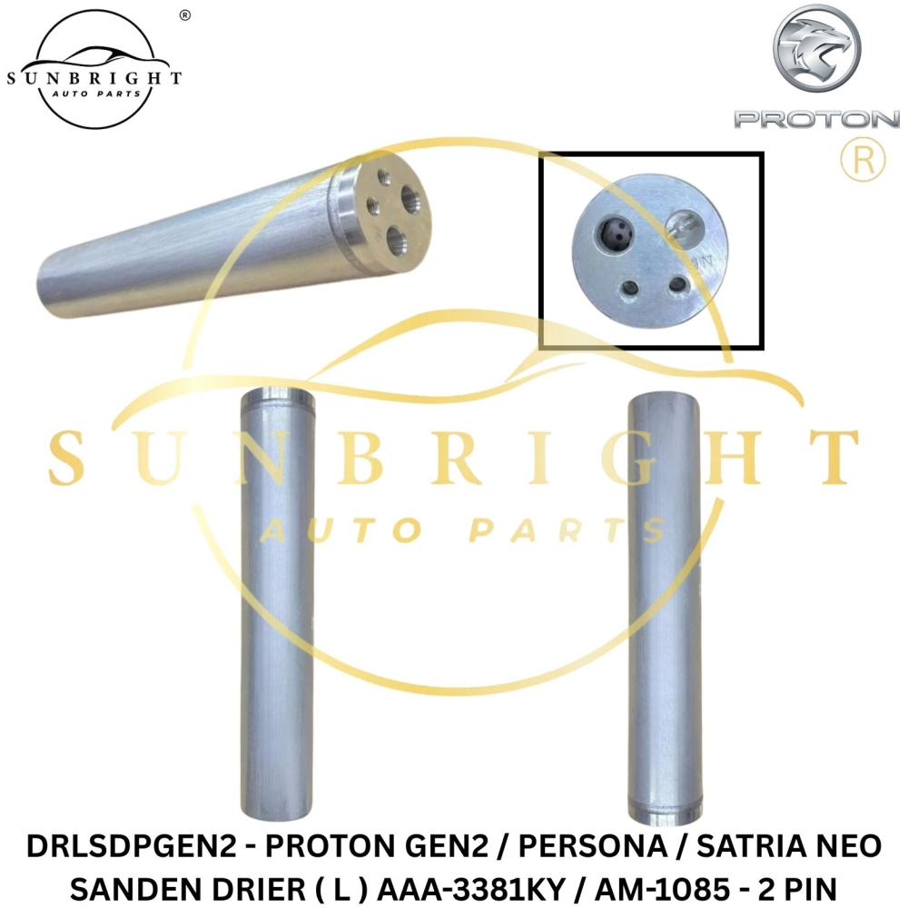 DRLSDPGEN2 - PROTON GEN2 / PERSONA / SATRIA NEO SANDEN DRIER ( L ) AAA-3381KY / AM-1085 - 2 PIN