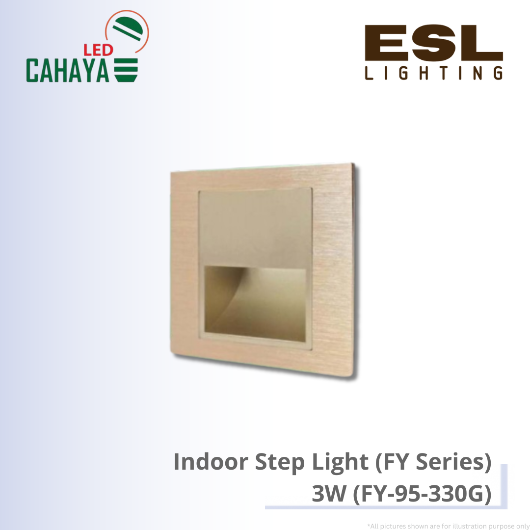CAHAYA Indoor Step Light FY Series 3W - FY-95-330G Gold