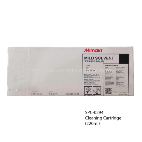 Mimaki SPC-0294 Solvent Cleaning Solution (220ml) - MILD SOLVENT WASHING LIQUID cartridge