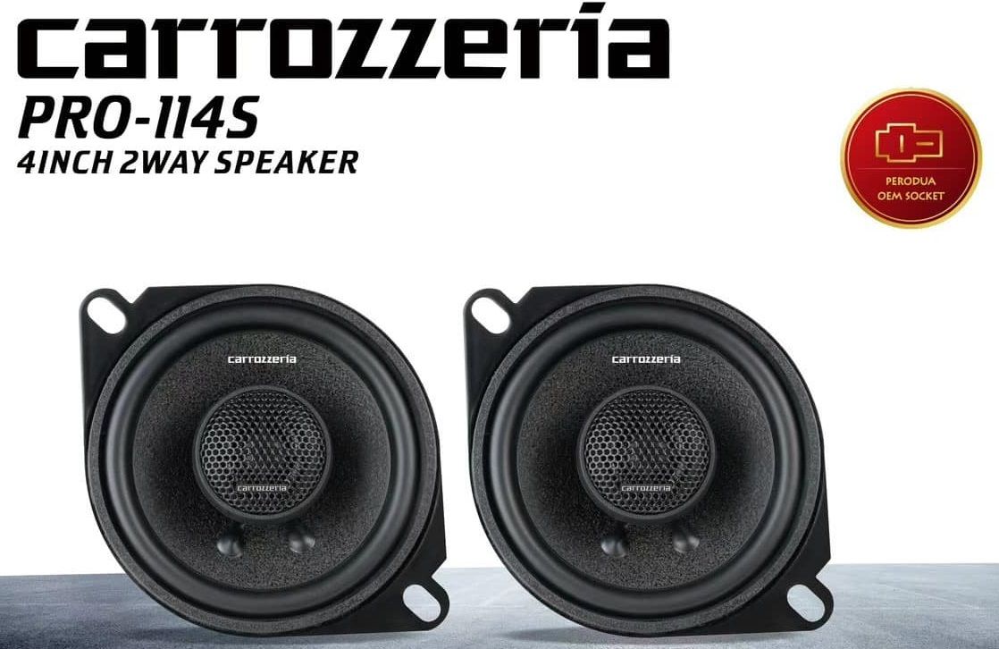 Carrozzeria PRO Series 114S 4 Inch 2 Way Speaker