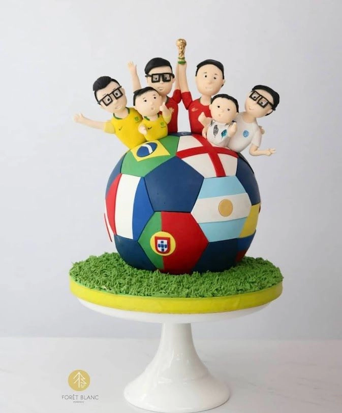 World Cup Football Cake
