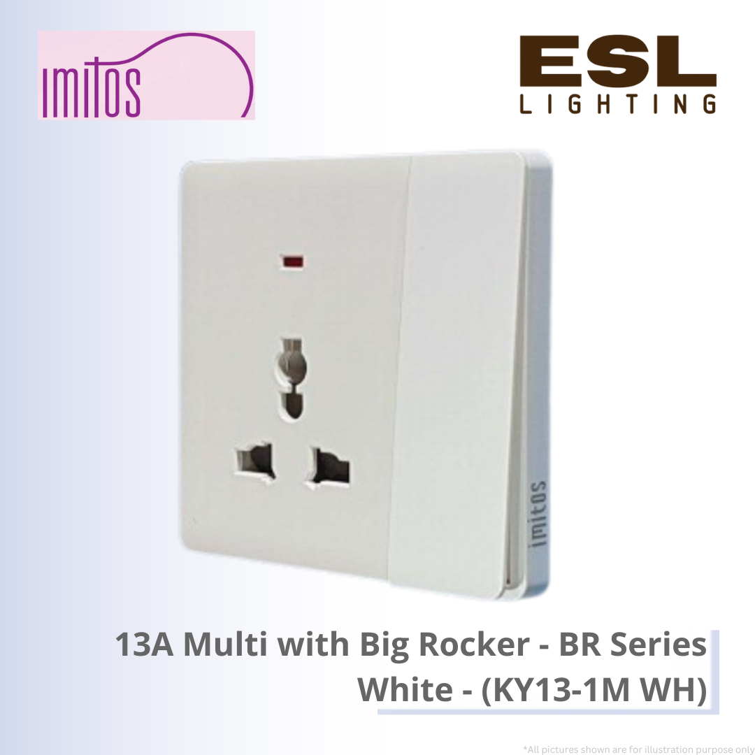IMITOS 13A Multi with Big Rocker  (BR Series) White - KY13-1M WH