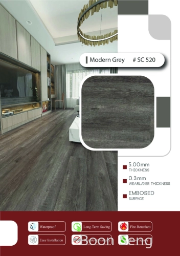 SPC Stone Polymer Modern Grey #SC 520 (5mm)