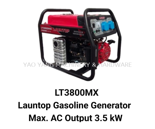 LT3800MX Launtop Gasoline Generator Max. AC Output 3.5 kW