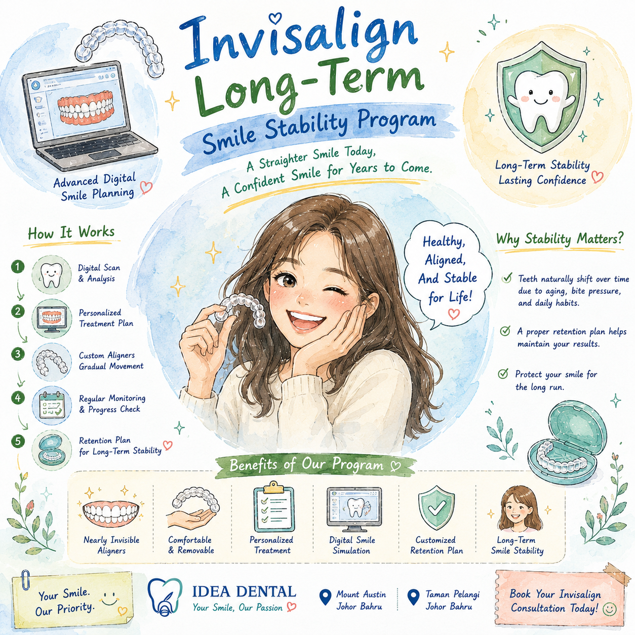 Invisalign Long-Term Smile Stability Program
