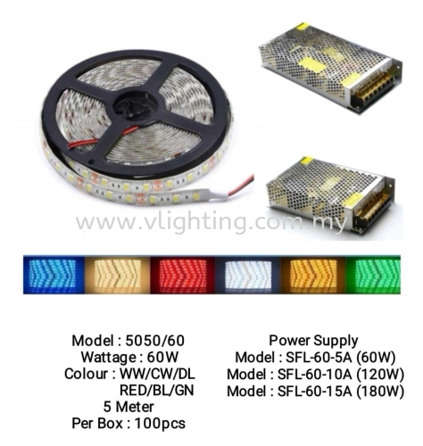 SFL LED 5050-60 & POWER SUPPLY