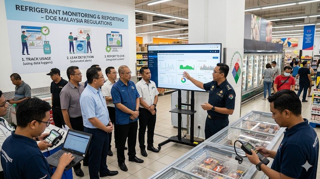 refrigerant monitoring and reporting Malaysia DOE