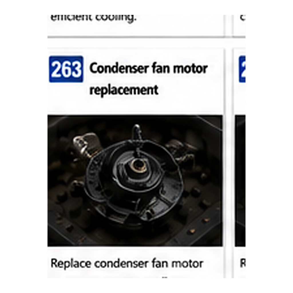 Condenser Fan Motor Replacement