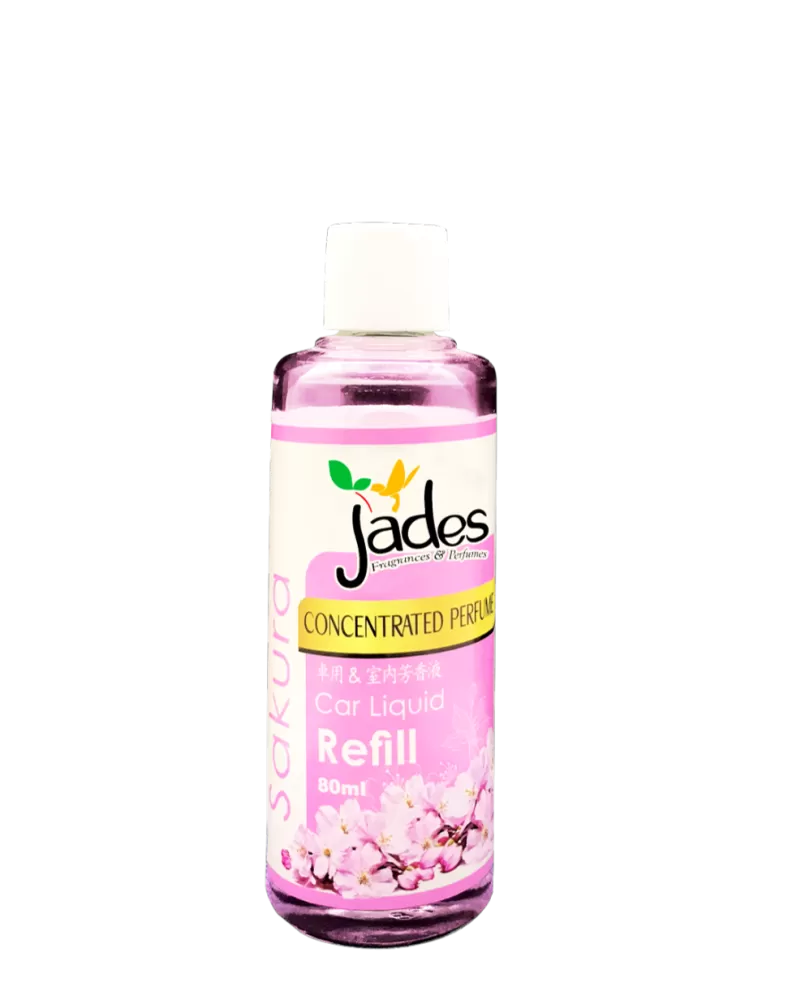 Jades Concentrated Liquid Perfume 80ml - Sakura (Air Freshener Car)