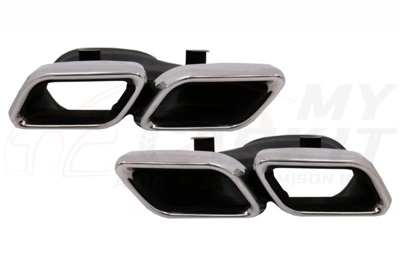 MERCEDES BENZ GLC SUV X253 PRE FACELIFT GLC63 REAR DIFFUSER WITH EXHAUST TIPS