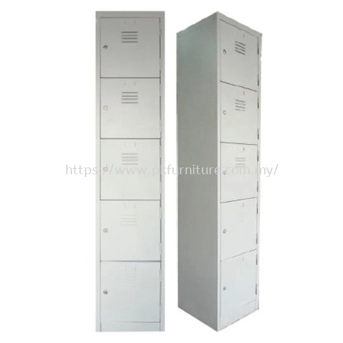 STEEL LOCKER - PK-SL-5-15-G1 - 5 COMPARTMENT STEEL LOCKER