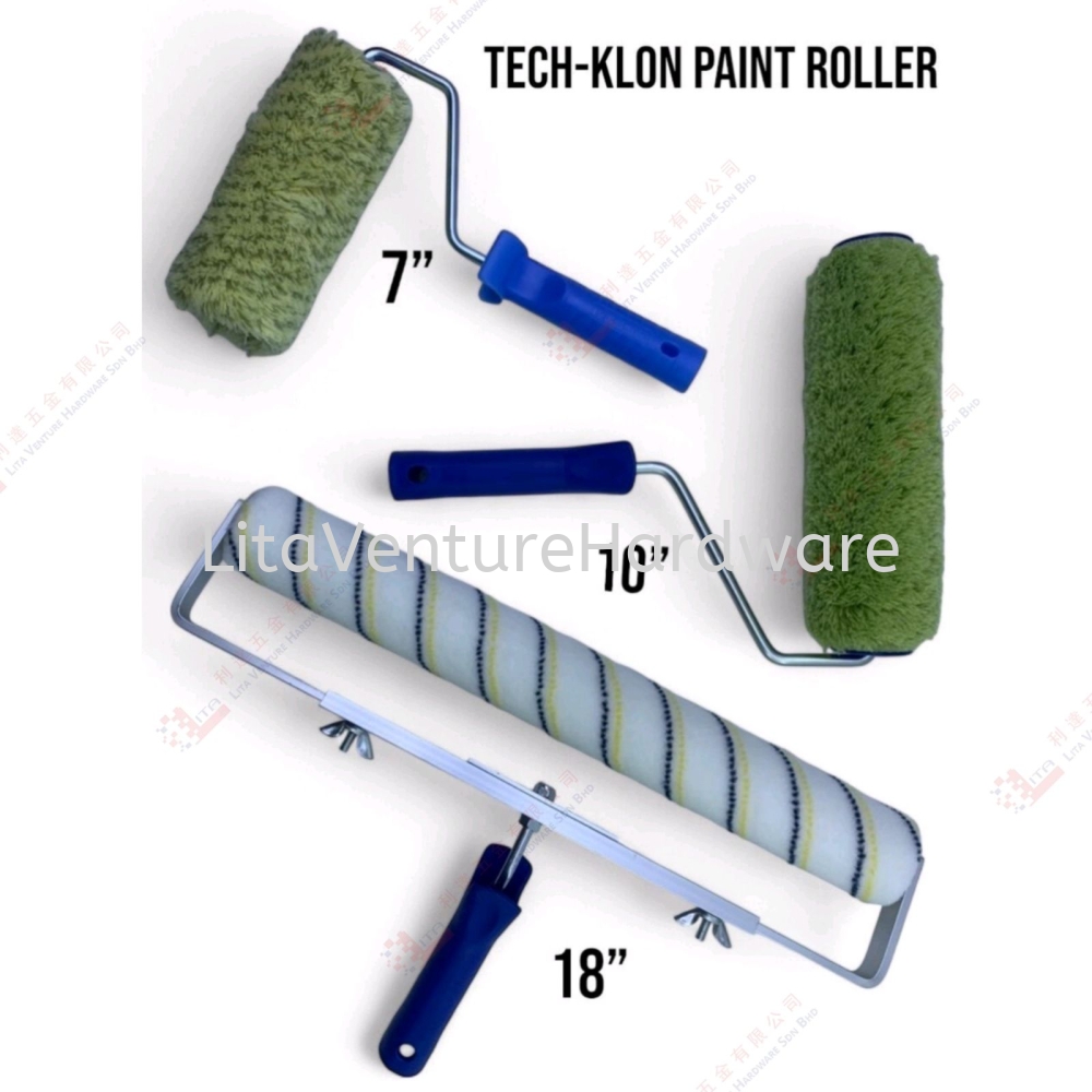 TECH KLON BRAND PAINT ROLLER 7'' 10'' 18''