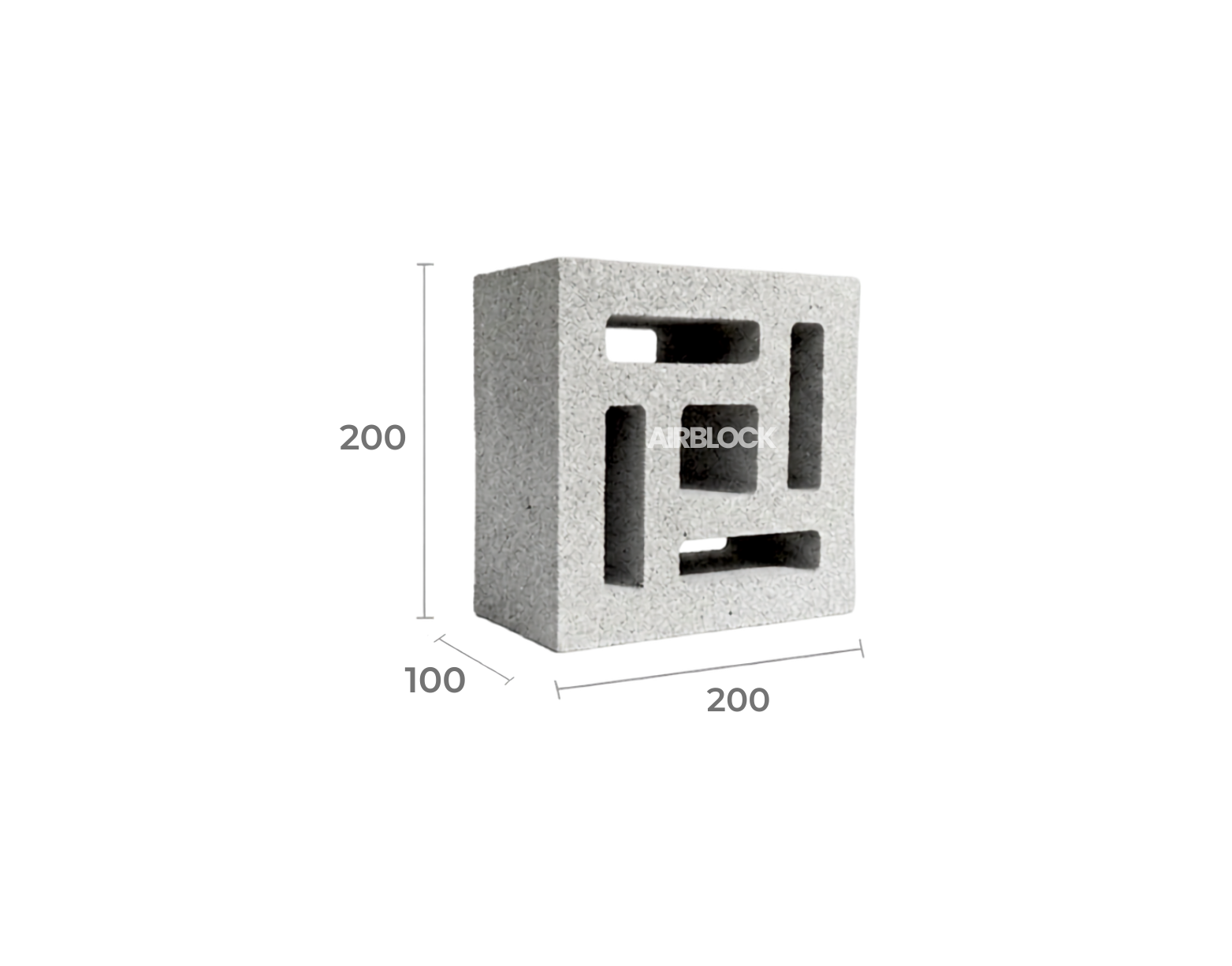 Airblock Horizon Grid Ventilation Block - AB#006