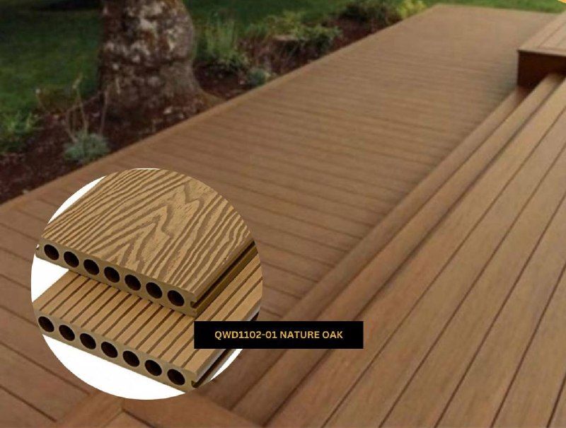 Queensfloor Decking WPC QWD1102-01 Nature Oak