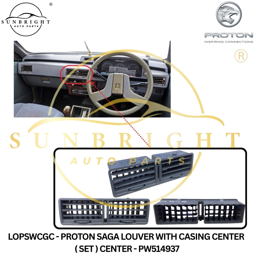 LOPSWCGC - PROTON SAGA LOUVER WITH CASING CENTER ( SET ) CENTER - PW514937
