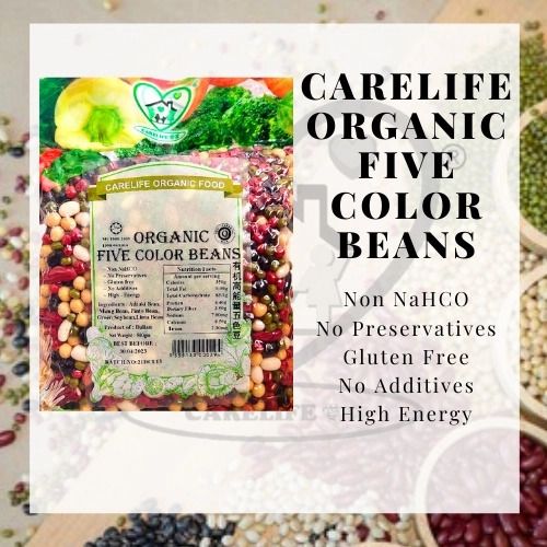 Organic Five Colour Bean (Carelife) 500g