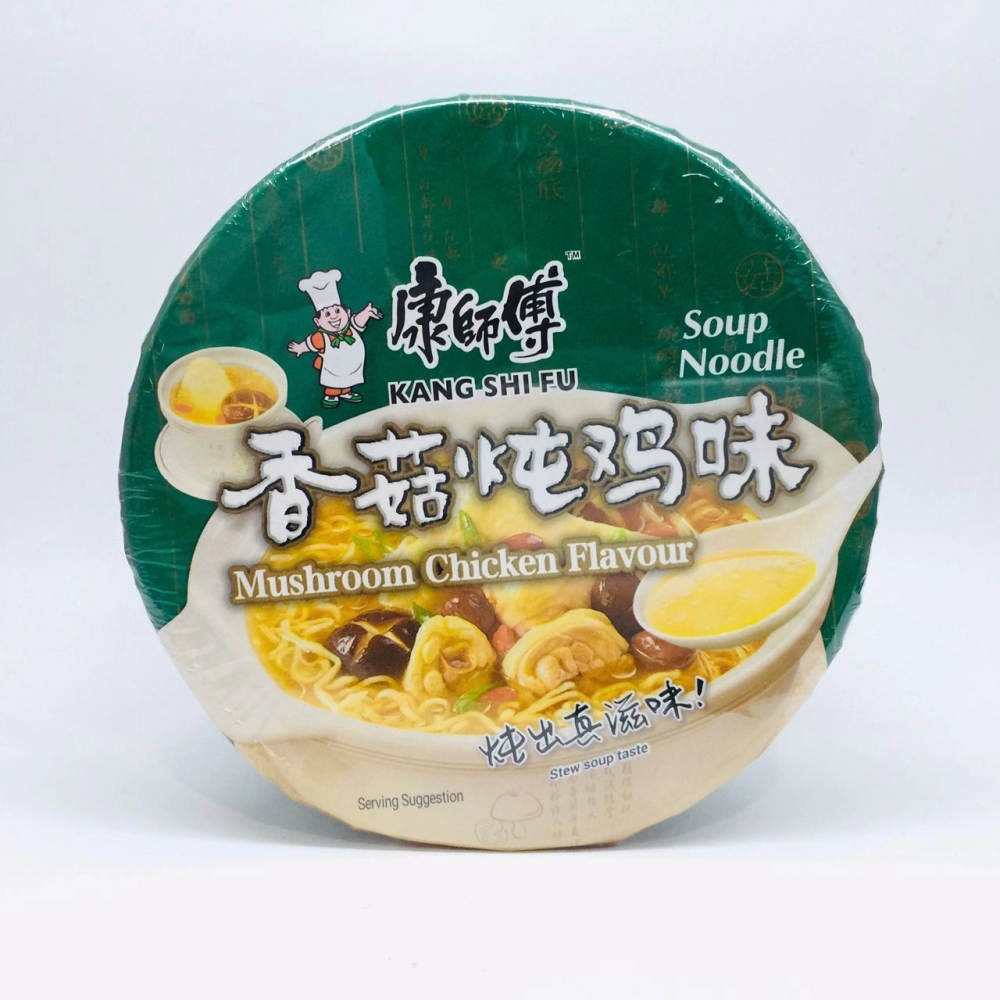Kang Shi Fu Mushroom Chicken Flavour康師傅香菇燉雞麵104g