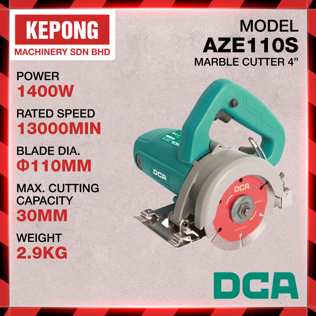 DCA AZE110S marble cutter 4"