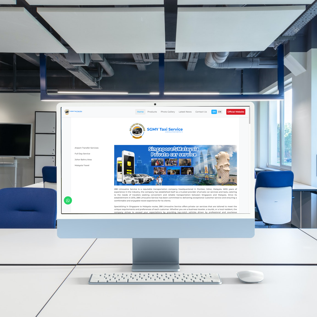 Transportation / limousine and taxi service Web Design | SEO | Digital Marketing | Pontian, Johor