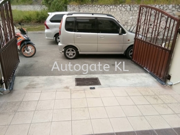 2019 sept dnor 212 autogate installation , bentong , karak , pahang , malaysia , auto gate system